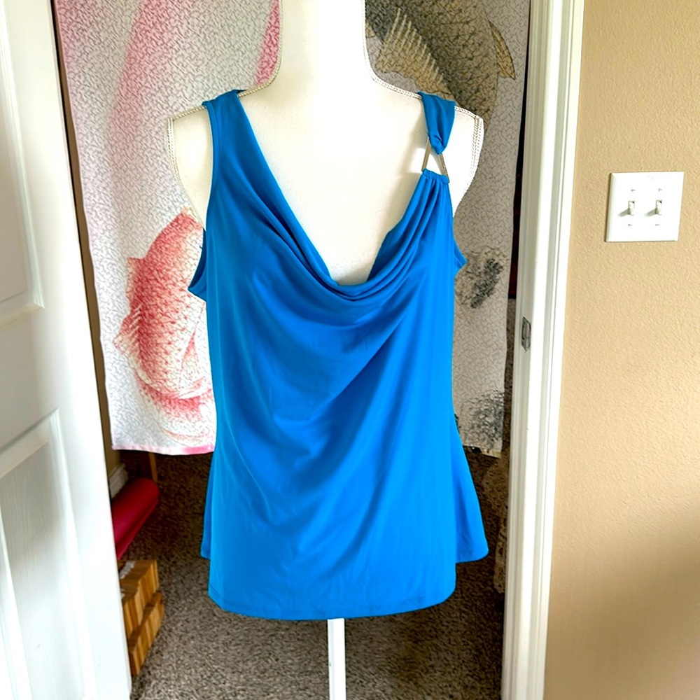 NWT MK blue top size L